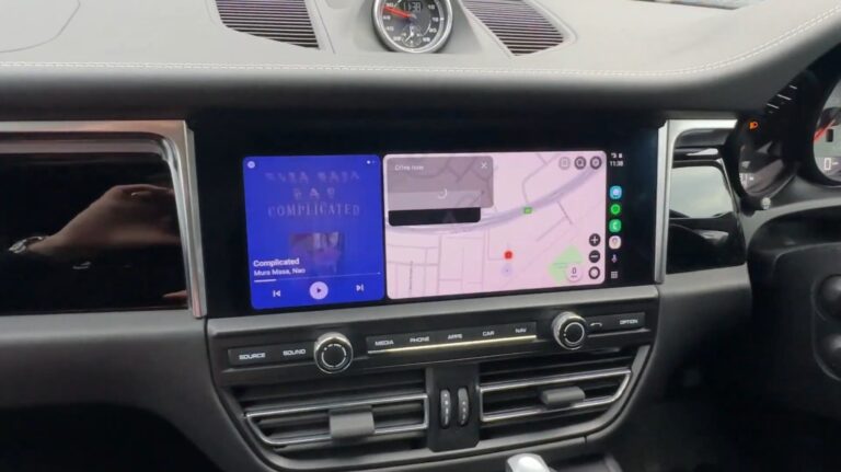 Porsche Cayenne 9Y0/9Y3 (2018-2022) CarPlay ja Android Auto + täisekraani (Full-Screen) aktiveerimine
