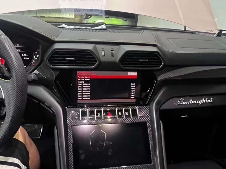 Lamborghini Urus (2018–2023) navigatsioonikaartide uuendamine