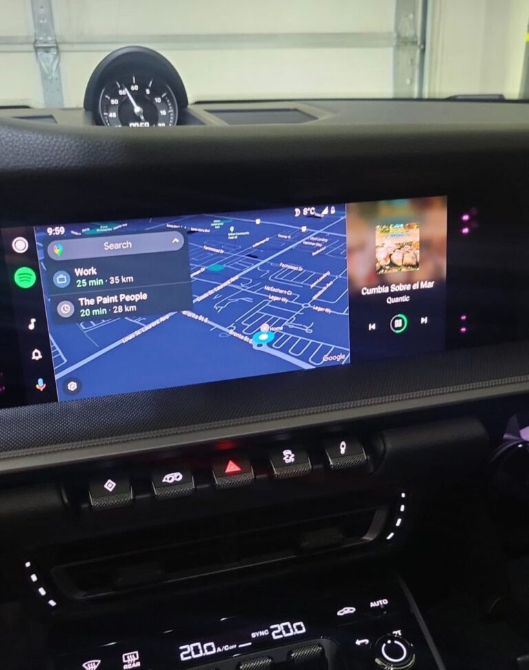 Porsche 911 992 (2019–2022) Apple CarPlay (juhtmevaba), Android Auto ja täisekraan (Full Screen) aktiveerimine