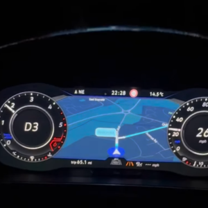 Volkswagen Virtual Cockpit (Active Info Display) Apple CarPlay kaardi kuvamine & integratsioon